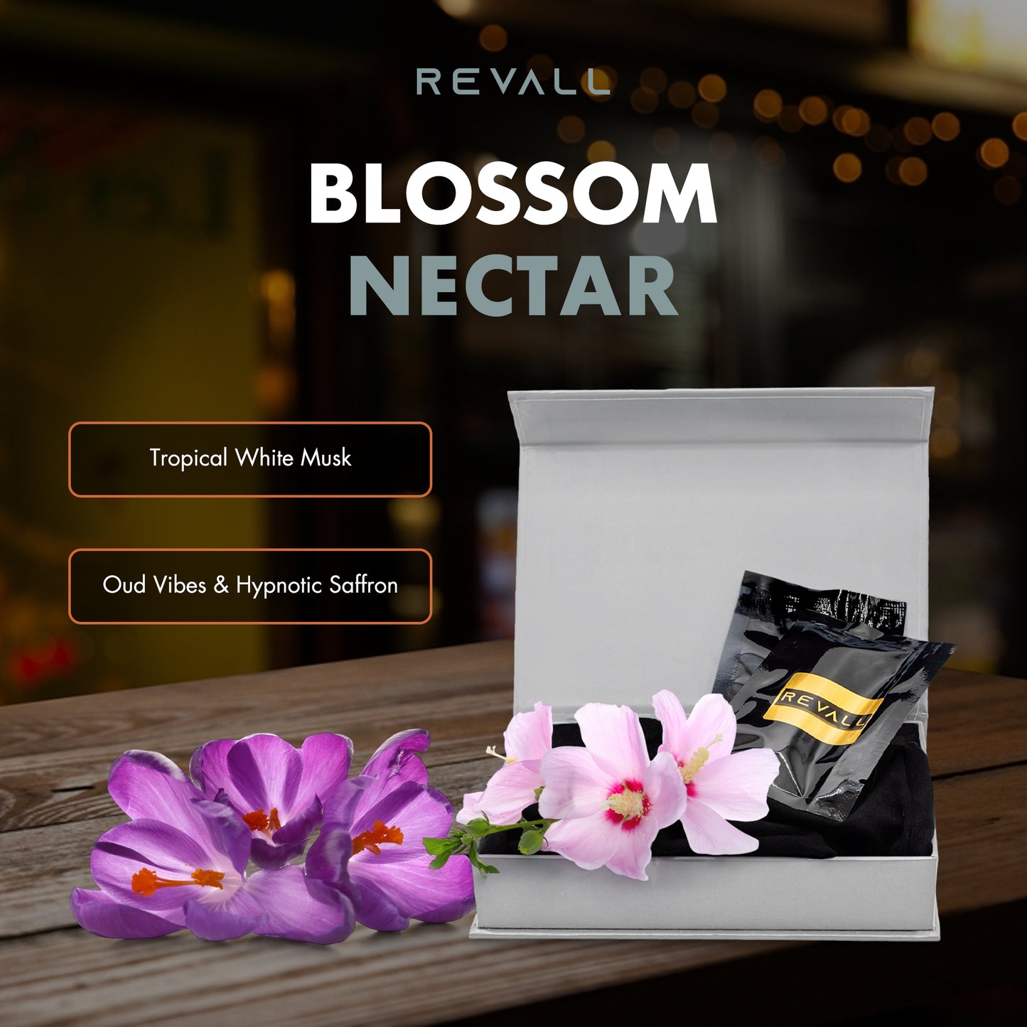 REVALL Blossom Nectar - Auto Parfum Navullingen